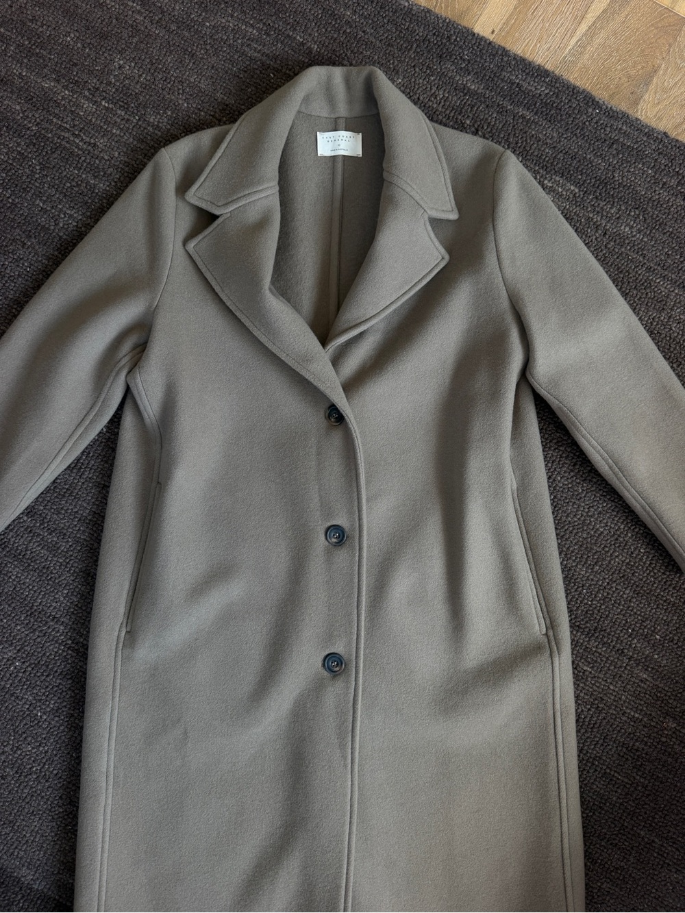ECG NO. 50 WOOL OVERCOAT | Women’s Small
